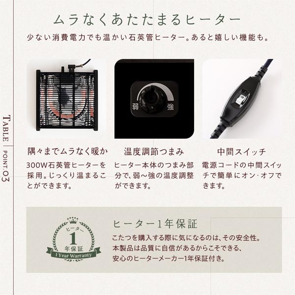こたつ セット 2点セット [ テーブル 正方形 約60x60cm ホワイトウォッシュ/ナチュラル こたつ布団 約170x170cm ベージュ ] 完成品