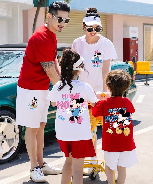 親子ペア ミッキー Tシャツセット　GAP 家族コーデ Disney × Gapファミリーリンクコーデ！のスタイリング | Gap公式