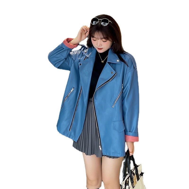 ラージサイズシーズンウォームファットMMレザージャケット21新作無地Puカジュアルラペルラージサイズ ラージサイズシーズンウォームファットMMレザージャケット21新作無地Puカジュアルラペルラージサイズ