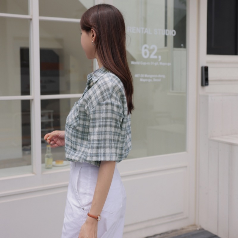 クリック＆ファニーメリンスチェックシャツ