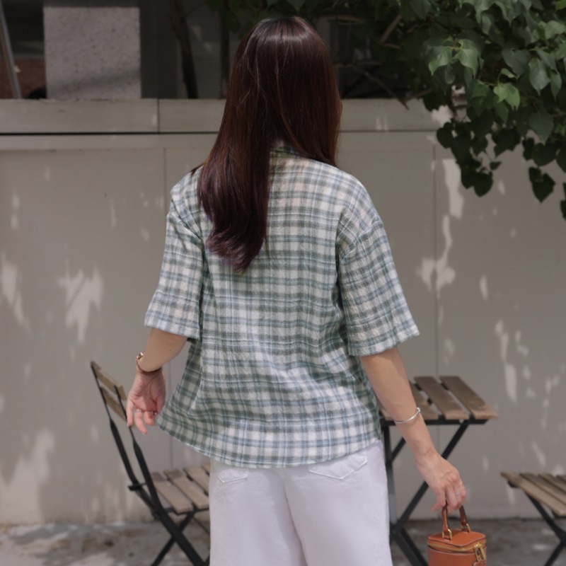 クリック＆ファニーメリンスチェックシャツ