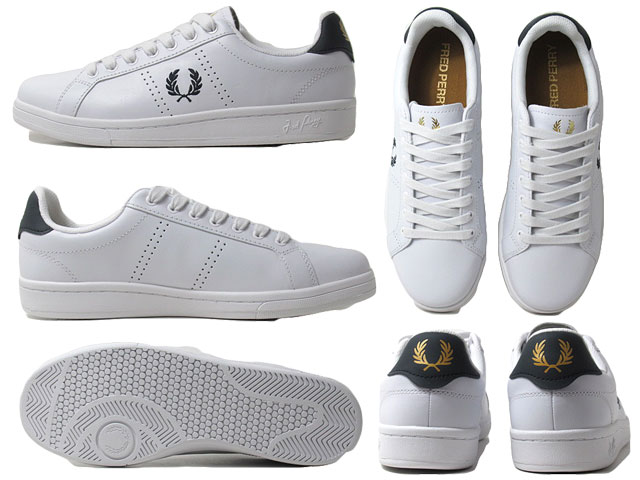 フレッドペリー FRED PERRY B6312 B721 Leather レザー スニーカー メンズ レデース ユニセックス 靴