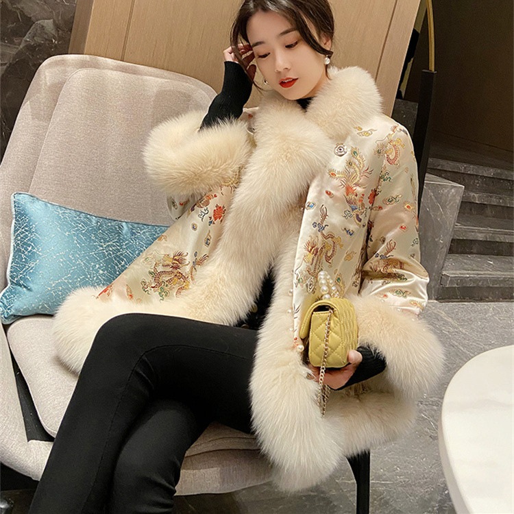 通勤する 2021年冬の新作 イミテーションフォックス ポンチョ ファー コート 中国の風 中国服 通勤する 2021年冬の新作 イミテーションフォックス ポンチョ ファー コート 中国の風 中国服