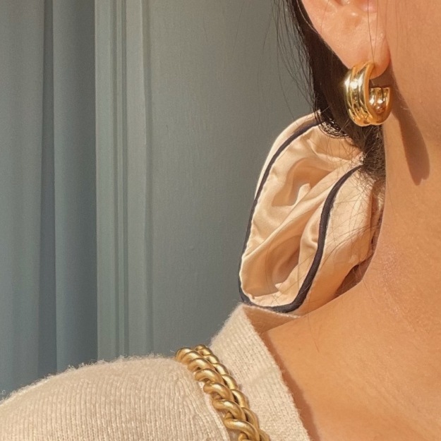 [just LoveR.] BTS ジミン 着用 Isabelle Hoop Earrings