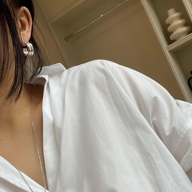 [just LoveR.] BTS ジミン 着用 Isabelle Hoop Earrings