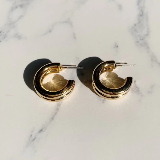 [just LoveR.] BTS ジミン 着用 Isabelle Hoop Earrings