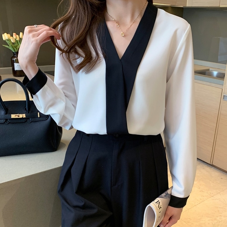 シャツ トップス カシュクールノーカラーシャツ レディース Vネックシャツ シフォンシャツ 半袖 バイカラーシャツ ブラウス ノーカラー 無地 白 ホワイト シャツ トップス カシュクールノーカラーシャツ レディース Vネックシャツ シフォンシャツ 半袖 バイカラーシャツ ブラウス ノーカラー 無地 白 ホワイト