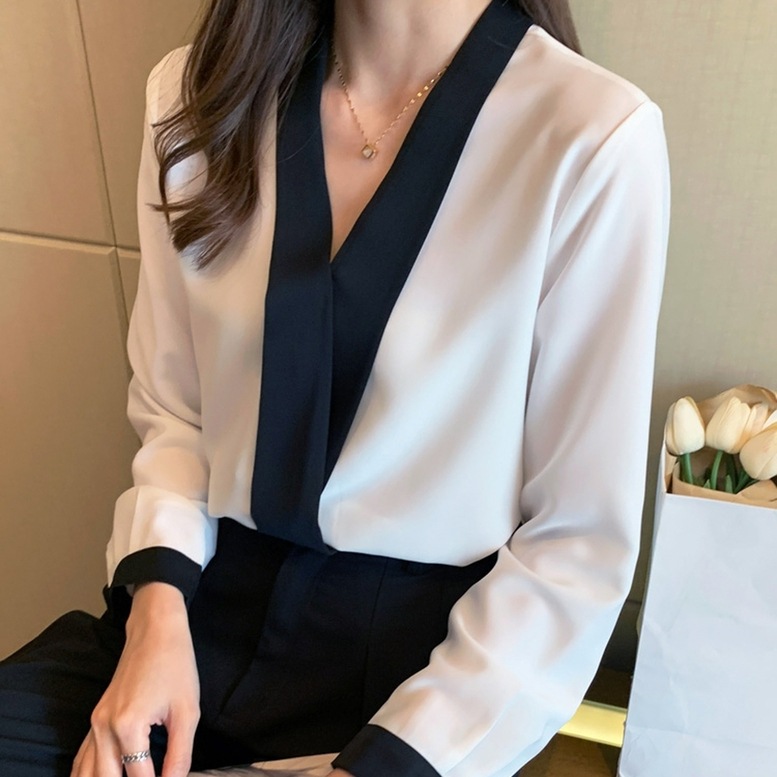 シャツ トップス カシュクールノーカラーシャツ レディース Vネックシャツ シフォンシャツ 半袖 バイカラーシャツ ブラウス ノーカラー 無地 白 ホワイト シャツ トップス カシュクールノーカラーシャツ レディース Vネックシャツ シフォンシャツ 半袖 バイカラーシャツ ブラウス ノーカラー 無地 白 ホワイト