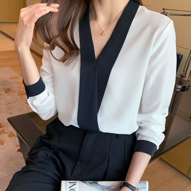 シャツ トップス カシュクールノーカラーシャツ レディース Vネックシャツ シフォンシャツ 半袖 バイカラーシャツ ブラウス ノーカラー 無地 白 ホワイト シャツ トップス カシュクールノーカラーシャツ レディース Vネックシャツ シフォンシャツ 半袖 バイカラーシャツ ブラウス ノーカラー 無地 白 ホワイト