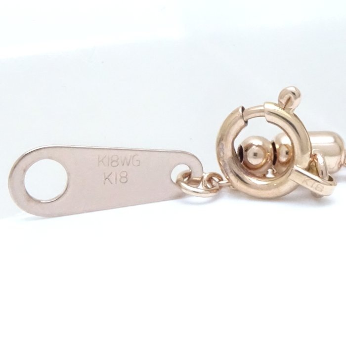 ダイヤモンド ネックレス ダイヤモンド0.32ct K18スリーカラーゴールド/75640【中古】 ダイヤモンド ネックレス ダイヤモンド0.32ct K18スリーカラーゴールド/75640【中古】