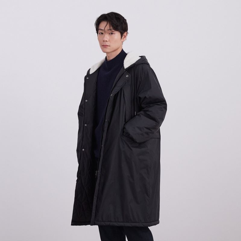 COVERNAT ミッドボアベンチジャンパーブラック COVERNAT ミッドボアベンチジャンパーブラック