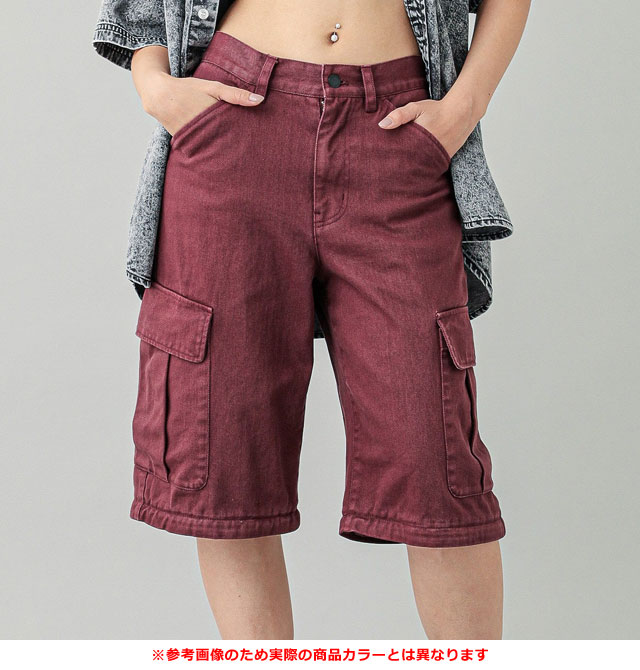 ツーウェイ カーゴパンツ [105243031014] 2WAY CARGO PANTS レディース ボトムス ロングパンツ ハーフパンツ BLACK