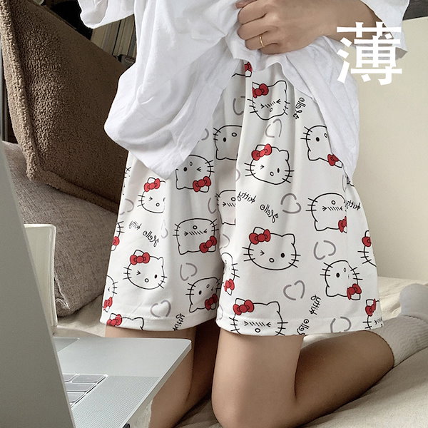 Qoo10] サンリオ 春夏薄手追加 部屋着 キティちゃん パジ