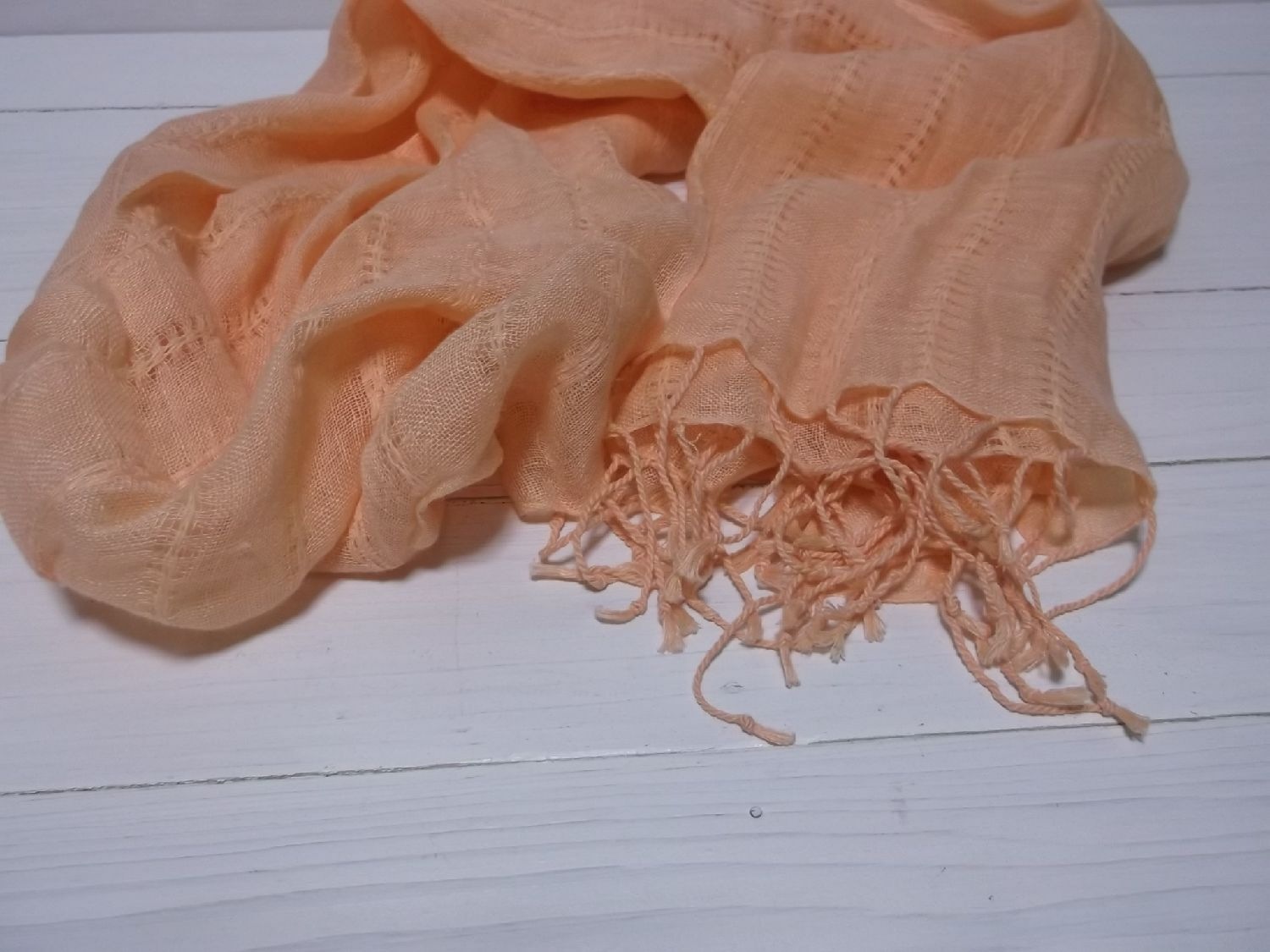 LA直輸入 メンズ レディース 男女兼用 ストール リネン コットン オレンジ linen cotton stole ARMANI EXCHANGE 025