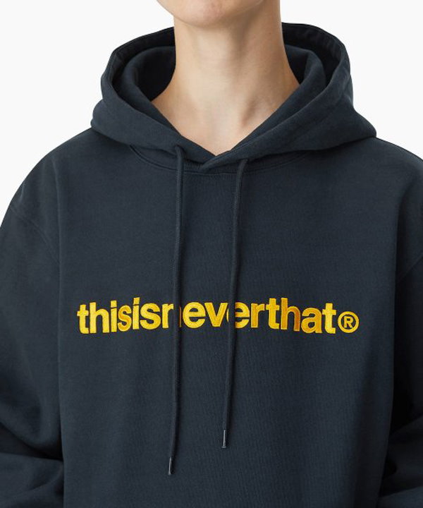 SEVENTEEN スングァン Seungkwan　【thisisneverthat】T-Logo Hoodie NAVY パーカー 国内発送