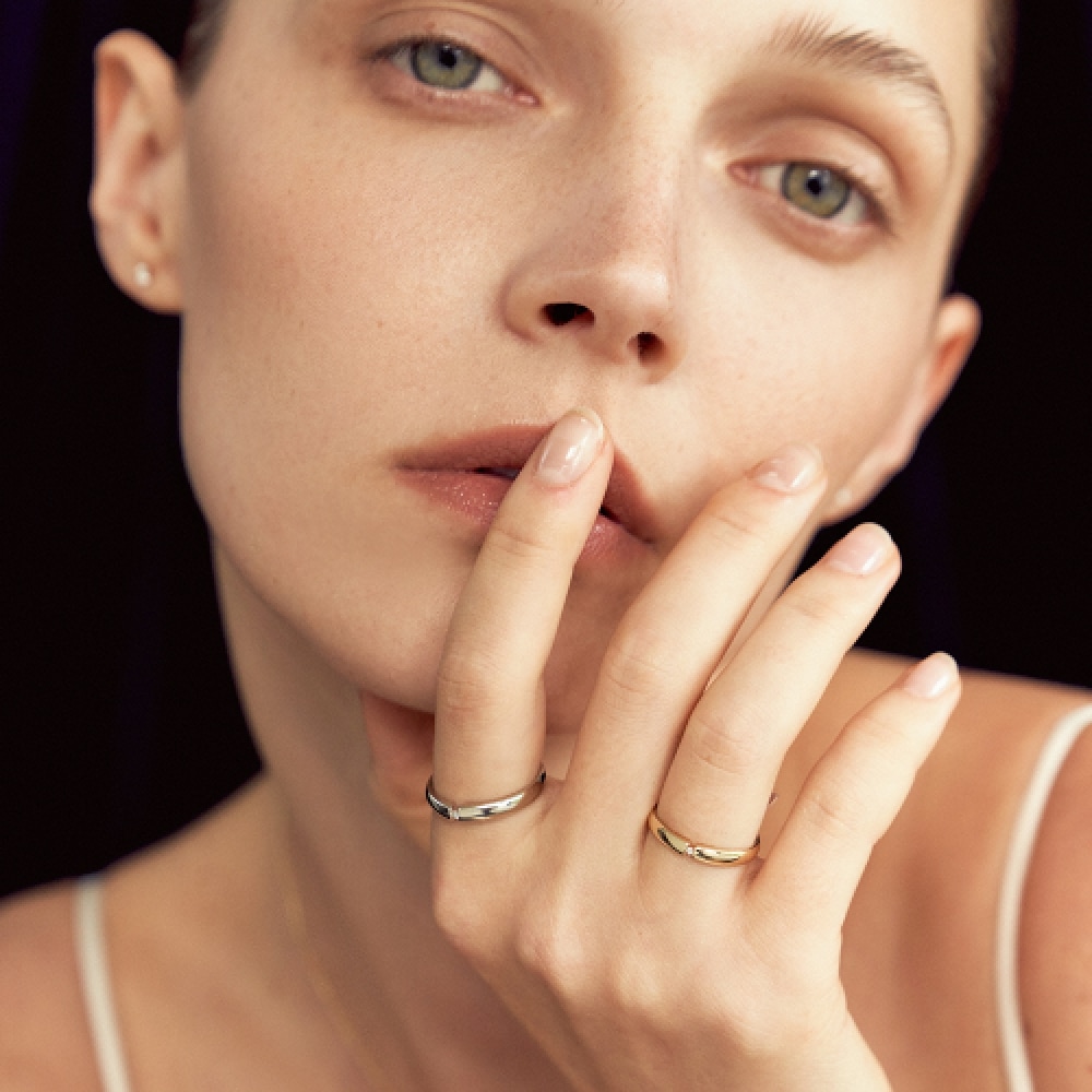 LUNNE 14K ステーブルラップダイヤモンドカップリングレディースレイダーW11 LUNNE 14K ステーブルラップダイヤモンドカップリングレディースレイダーW11