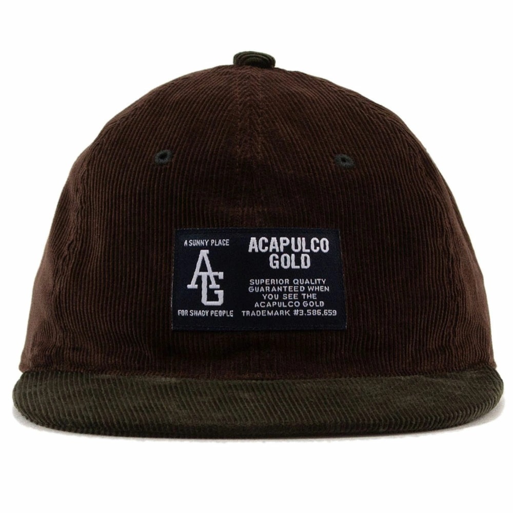【Acapulco Gold/アカプルコゴールド】キャップ コーデュロイ/TWO-TONE CORD 6 PANEL CAP AG FW24-16