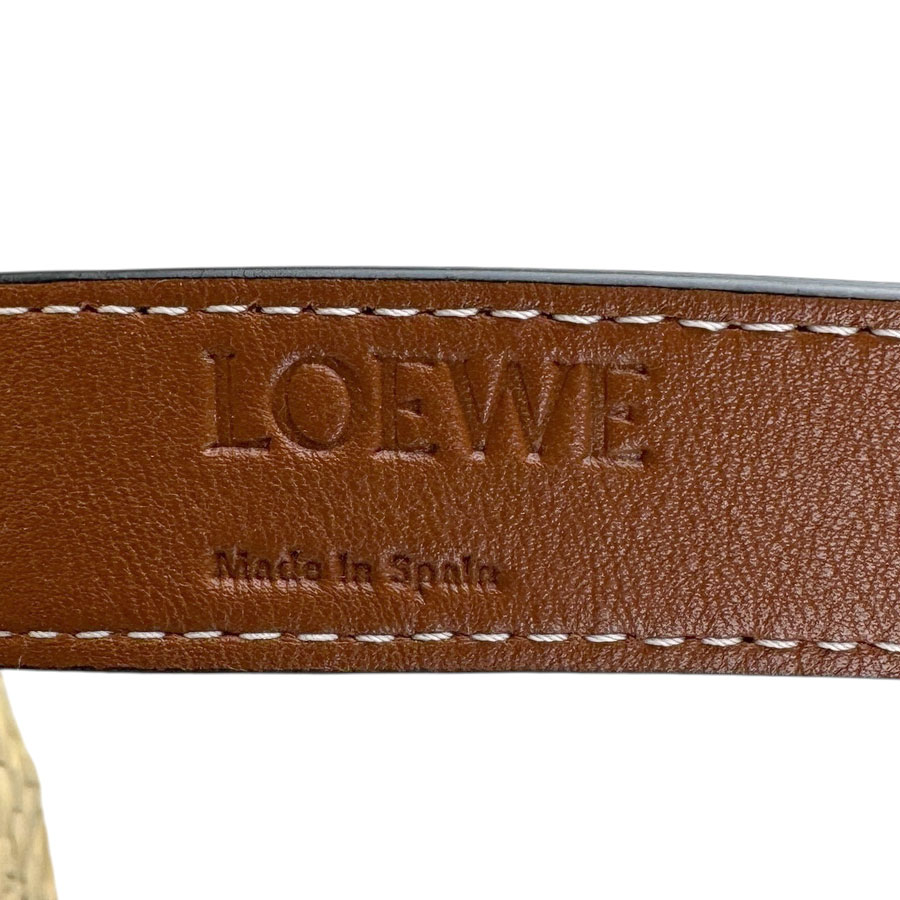 ロエベ LOEWE ハンドバッグ バスケットバッグ ミディアム ストロー/レザー ナチュラル×タン レディース z5708 ロエベ LOEWE ハンドバッグ バスケットバッグ ミディアム ストロー/レザー ナチュラル×タン レディース z5708