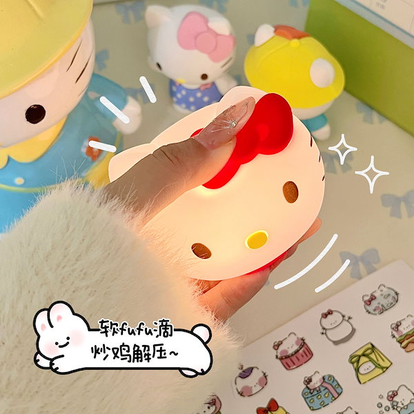 ハローキティ ライト付きキャラクターオブジェ　特大 楽天市場】ハローキティ ルームライト : サンリオオンラインショップ