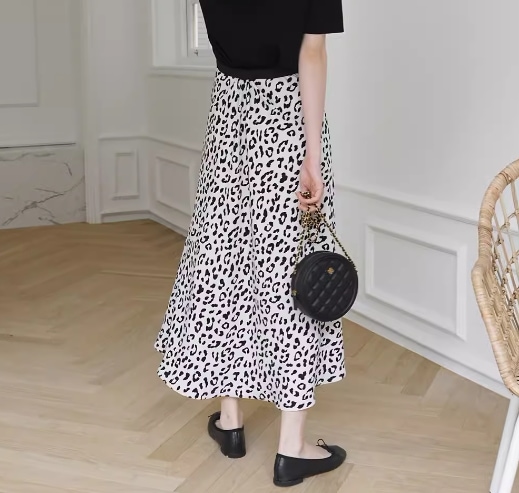 レディース スカート ミモレ ロング Aライン シフォン ハイウエスト ウエストゴム かわいい 大人可愛い きれいめ カジュアル 上品 おしゃれ かっこいい こなれ感 クール エレガント キュート