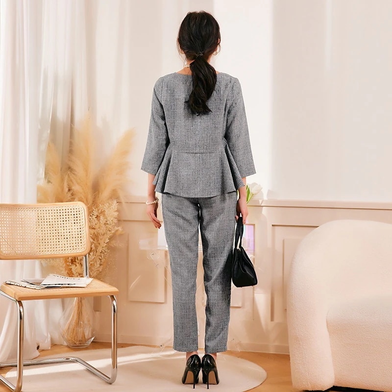 2025新作入学式 卒業式 髙品質 スーツ セットアップ レディース 気質 OL 通勤 ラッフル上下 2点セットブレザー パンツスーツ 服 長袖 フォーマル ビジネススーツ ママ スーツ$$母の日 2025新作入学式 卒業式 髙品質 スーツ セットアップ レディース 気質 OL 通勤 ラッフル上下 2点セットブレザー パンツスーツ 服 長袖 フォーマル ビジネススーツ ママ スーツ$$母の日