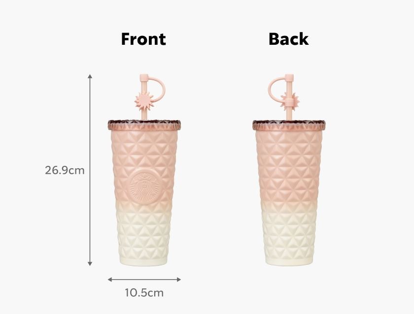 [韓国正規品]SS サンセット サマー ダイオン コールドカップ 591ml/韓国夏の人気スターバックスタンブラー