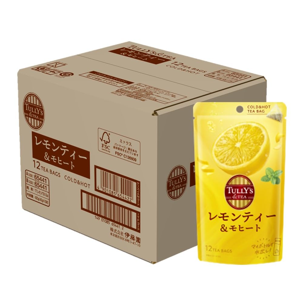 【全国送料無料】 タリーズアンドティー レモンティー&モヒート 3.5g×12個×10袋 ティーバッグ 【全国送料無料】 タリーズアンドティー レモンティー&モヒート 3.5g×12個×10袋 ティーバッグ