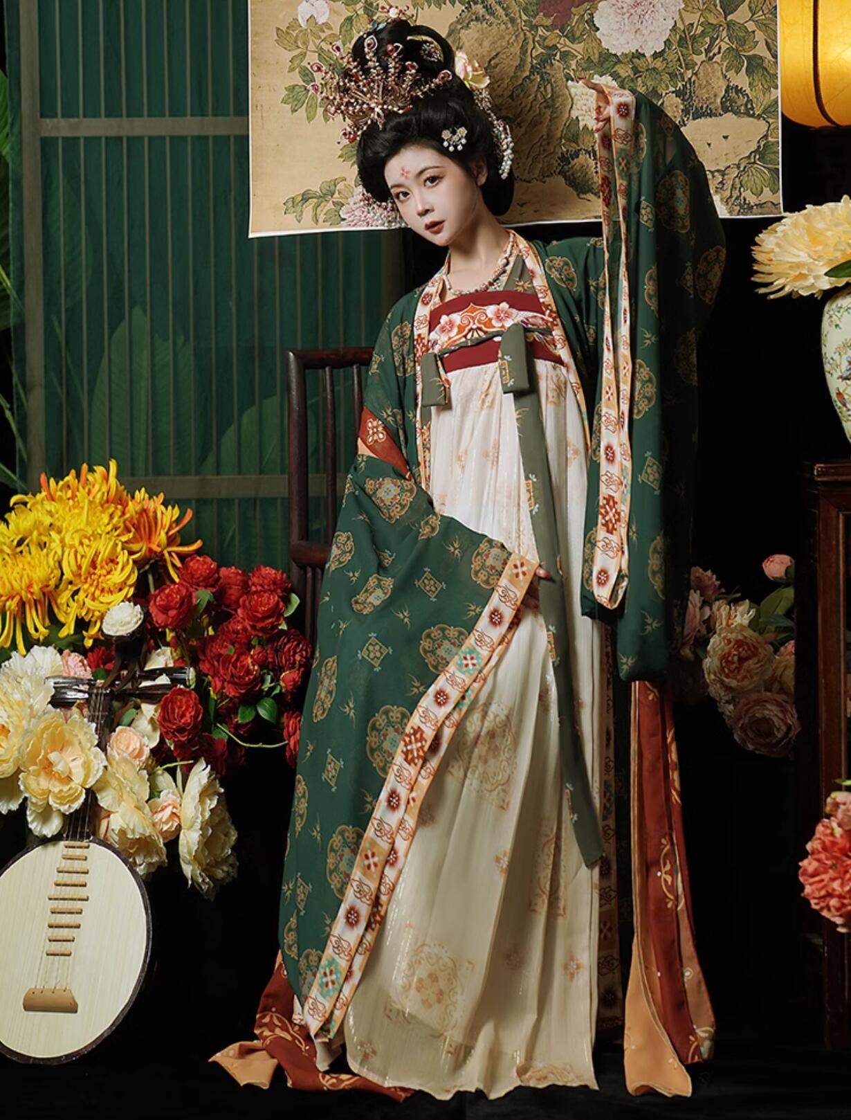 漢唐古典チャイナ服 レディース 唐時代 豪華 宮廷 漢服 振袖羽織付き 豪華 中華衣裳 中国古代服装 華流 中華ドラマ 皇后 貴妃 コスチューム 花刺繍 エスニック プリント 光沢感有り 引き裾 唐朝 漢唐古典チャイナ服 レディース 唐時代 豪華 宮廷 漢服 振袖羽織付き 豪華 中華衣裳 中国古代服装 華流 中華ドラマ 皇后 貴妃 コスチューム 花刺繍 エスニック プリント 光沢感有り 引き裾 唐朝