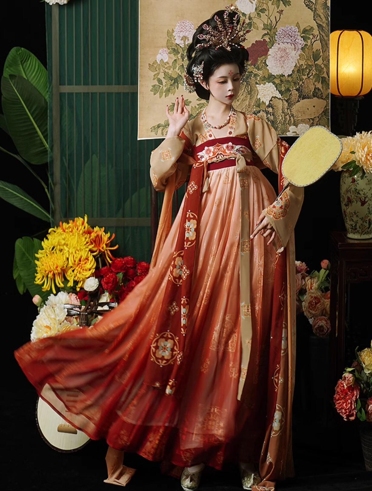 漢唐古典チャイナ服 レディース 唐時代 豪華 宮廷 漢服 振袖羽織付き 豪華 中華衣裳 中国古代服装 華流 中華ドラマ 皇后 貴妃 コスチューム 花刺繍 エスニック プリント 光沢感有り 引き裾 唐朝 漢唐古典チャイナ服 レディース 唐時代 豪華 宮廷 漢服 振袖羽織付き 豪華 中華衣裳 中国古代服装 華流 中華ドラマ 皇后 貴妃 コスチューム 花刺繍 エスニック プリント 光沢感有り 引き裾 唐朝