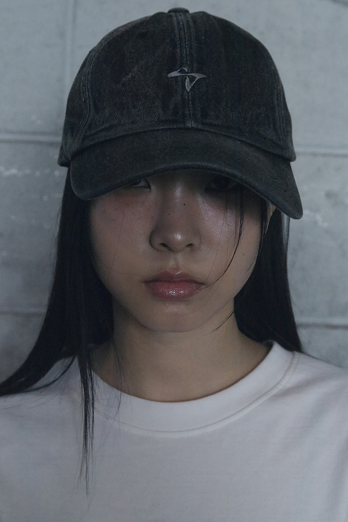 【BLR】 BLR LOGO WASHED DENIM BALL CAP 【BLR】 BLR LOGO WASHED DENIM BALL CAP