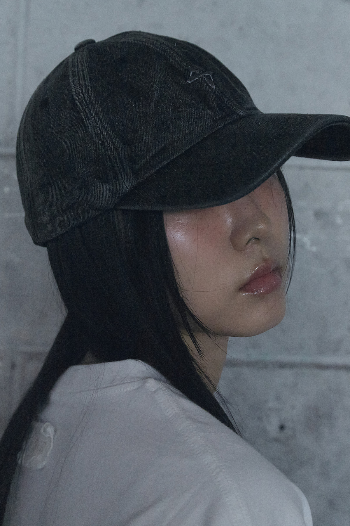 【BLR】 BLR LOGO WASHED DENIM BALL CAP 【BLR】 BLR LOGO WASHED DENIM BALL CAP