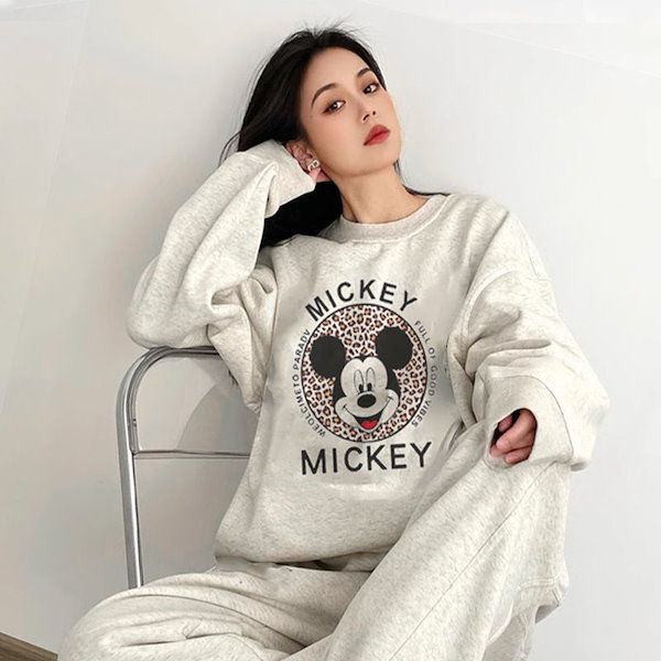 Qoo10] ディズニー セットアップ レディース 秋冬韓国キャラ