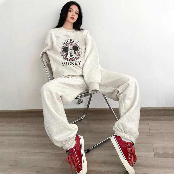 Qoo10] ディズニー セットアップ レディース 秋冬韓国キャラ