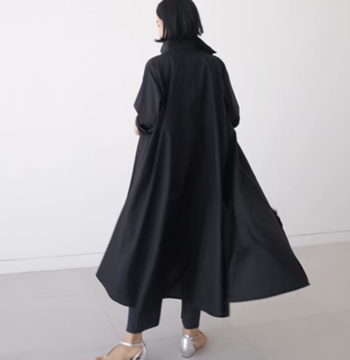 ワンピース シャツ シャツワンピース ミモレ ミモレ丈 袖あり 長袖 襟