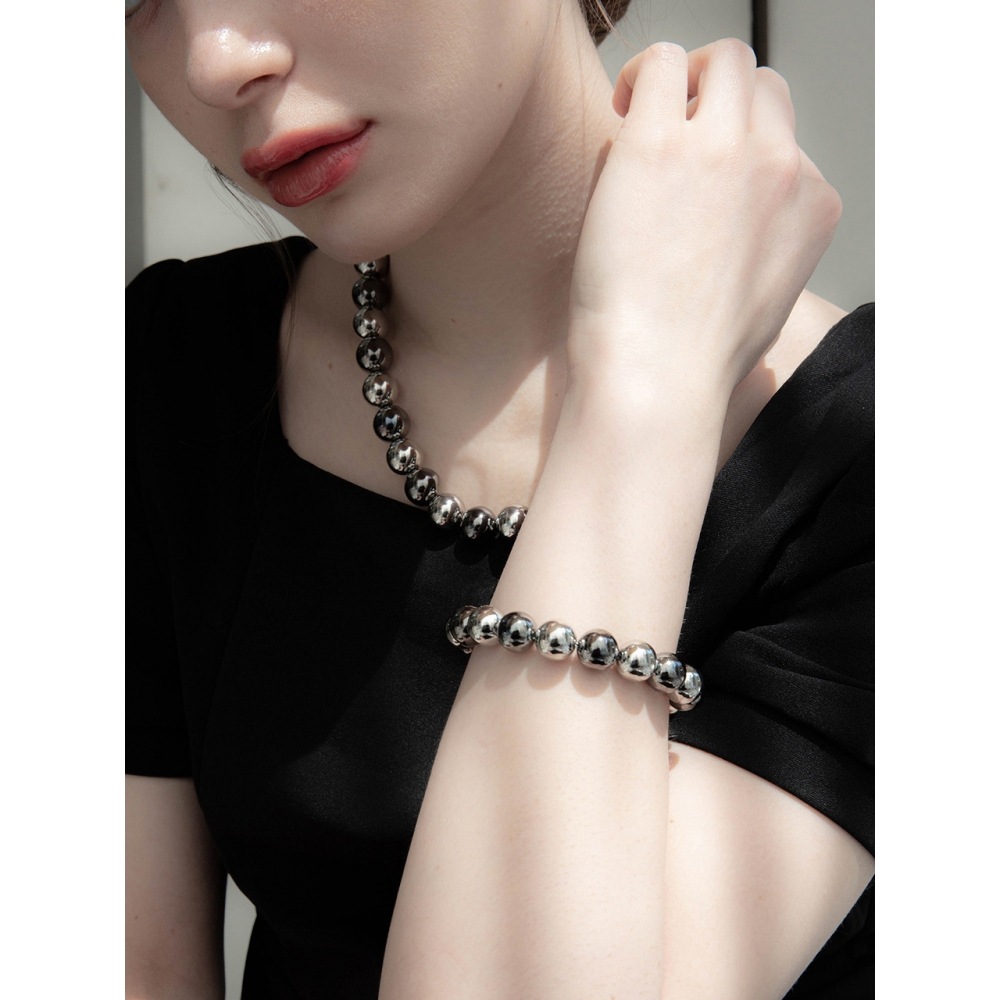 Jean Paul Clarisse メタルボールブレスレット JB 22045B Jean Paul Clarisse メタルボールブレスレット JB 22045B