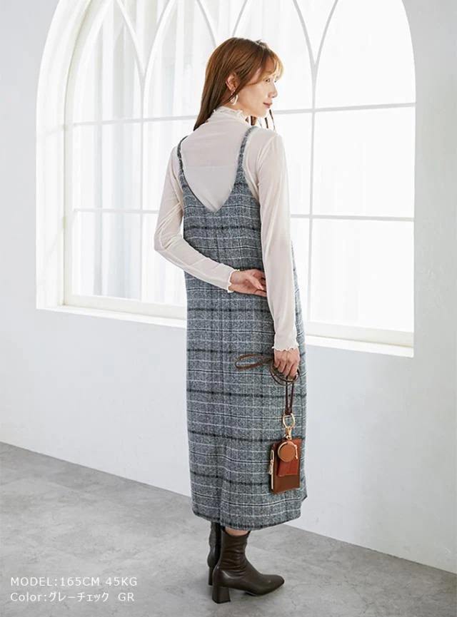 60%OFF 1992円春新作 キャミソールワンピース Iライン ワンピース ロングワンピース グレンチェック レディース マキシ丈 ロング丈 サロペット オールインワン キャミワンピ大人 60%OFF 1992円春新作 キャミソールワンピース Iライン ワンピース ロングワンピース グレンチェック レディース マキシ丈 ロング丈 サロペット オールインワン キャミワンピ大人