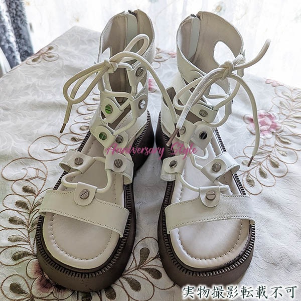 ブーツサンダル レディース 白 39 即納 夏 厚底 22-25cm 97725646 黒 グリーン ブーサン サンダル レースアップ 編み上げ ブーツサンダル レディース 白 39 即納 夏 厚底 22-25cm 97725646 黒 グリーン ブーサン サンダル レースアップ 編み上げ