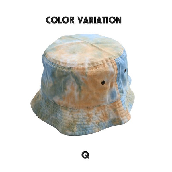 Qoo10] ニューハッタン タイダイ柄 バケットハット BUCKET