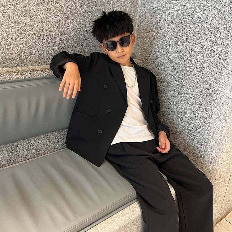 キッズ 子供 スーツ 男の子 ジュニア フォーマルスーツ ゆったり カジュアル 小学生 高校生 入学式 卒業式 結婚式 婚葬祭 七五三 お試験 ピアノ発表会 こども スーツジャケット ズボン ボトムス