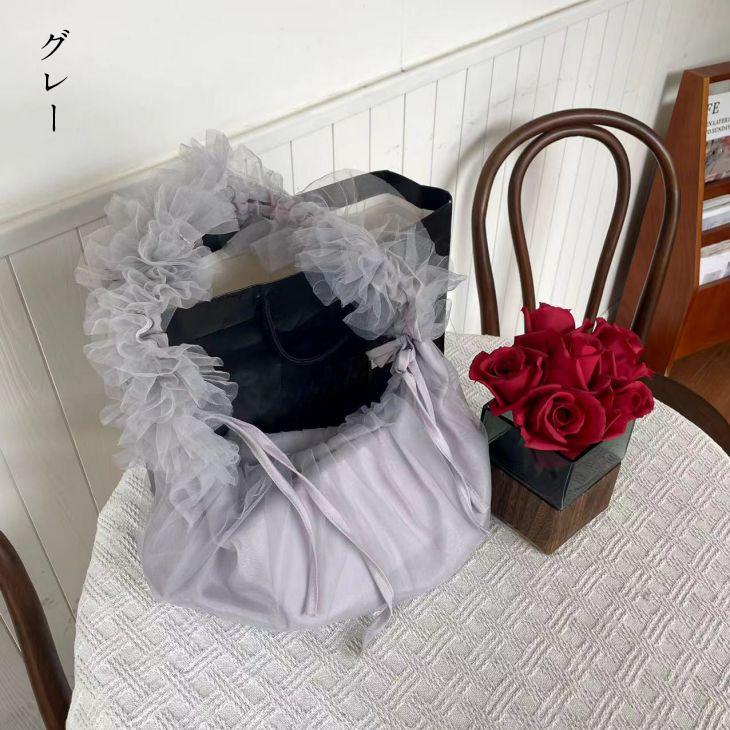 【期間限定】チュールフリルショルダーバッグ ワンショルダー ボディーバッグ 軽量 バッグ フリル 【akbss24-554】【予約販売:15-20日】メ込2 【期間限定】チュールフリルショルダーバッグ ワンショルダー ボディーバッグ 軽量 バッグ フリル 【akbss24-554】【予約販売:15-20日】メ込2