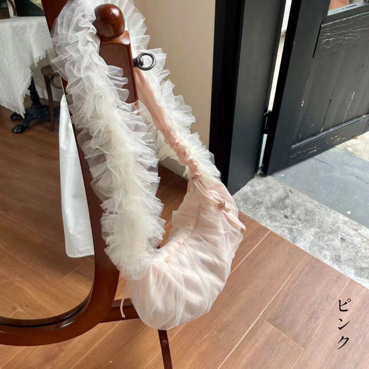 【期間限定】チュールフリルショルダーバッグ ワンショルダー ボディーバッグ 軽量 バッグ フリル 【akbss24-554】【予約販売:15-20日】メ込2 【期間限定】チュールフリルショルダーバッグ ワンショルダー ボディーバッグ 軽量 バッグ フリル 【akbss24-554】【予約販売:15-20日】メ込2