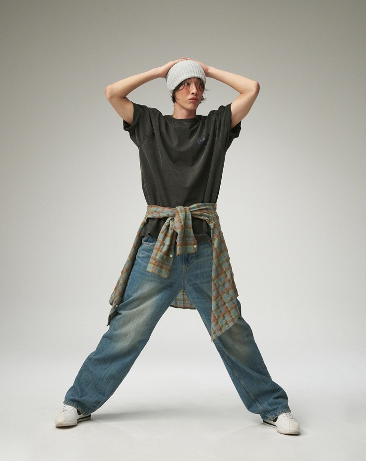 【Crazy Car Wash Crew】24SS★ PIGMENT LOGO T-SHIRTS Crazy Car Wash Crew] PIGMENT LOGO T-SHIRTS Tシャツ・カットソー