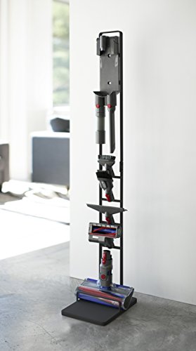 山崎実業(Yamazaki)コードレスクリーナースタンド ブラック 約