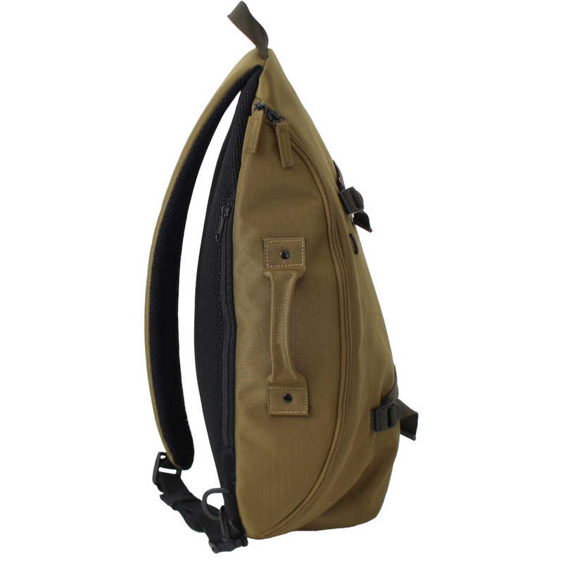 FULCRO ボディバッグ A4書類収納 撥水 アイボリー fma-0022-IV FULCRO ボディバッグ A4書類収納 撥水 アイボリー fma-0022-IV