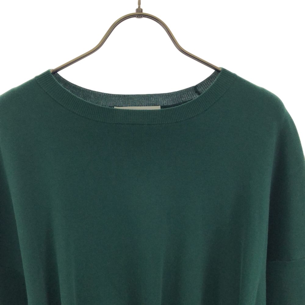 エンフォルド 長袖 4wayハイゲージコットン ニット 38 グリーン ENFOLD セーター レディース エンフォルド 長袖 4wayハイゲージコットン ニット 38 グリーン ENFOLD セーター レディース