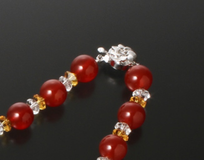 赤めのう幸福ネックレス 白水晶 黄水晶 赤メノウ メンズ レディース 効果 ハンドメイド 浄化 種類 意味 アクセサリー