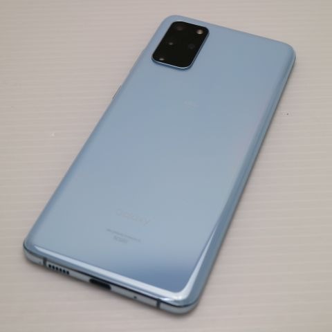 良品SCG02 Galaxy S20+ 5G クラウドブルー 白ロム 253
