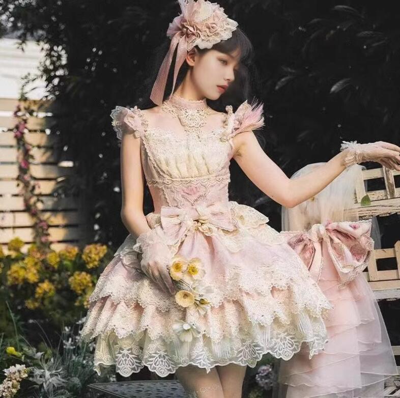 高品質保証コスチューム 衣装 ロリータ風 演出服 jskワンピース 花嫁洋服 Lolita ウエディングドレス 日系女子中高生 コスプレ ノースリーブ レディース 可愛い イベント衣装 切り替え風 ワ 高品質保証コスチューム 衣装 ロリータ風 演出服 jskワンピース 花嫁洋服 Lolita ウエディングドレス 日系女子中高生 コスプレ ノースリーブ レディース 可愛い イベント衣装 切り替え風 ワ