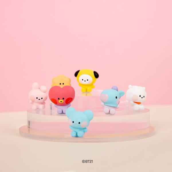 最安値 Bt21 minini  モニターフィギュア コンプリート 7点セット 防弾少年団(BTS) - 最安値 Bt21 minini モニターフィギュア