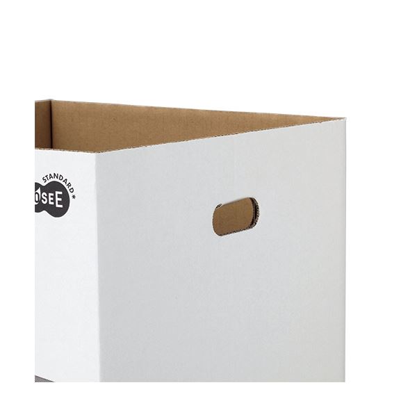 （まとめ）TANOSEE ダンボールゴミ箱 90L 1セット（3枚）[x5セット]